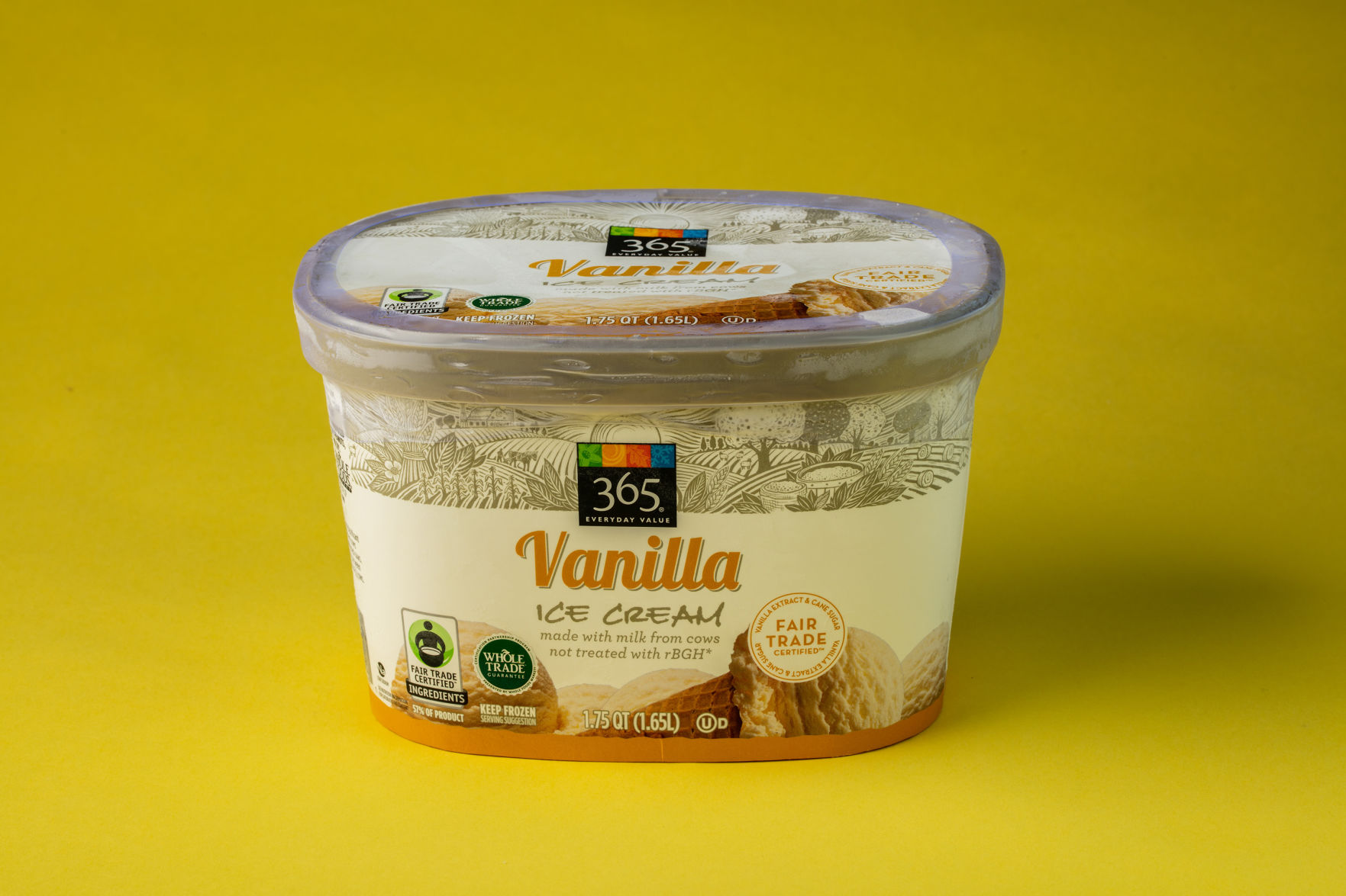 6 (tie). 365 Everyday Value Vanilla Ice Cream